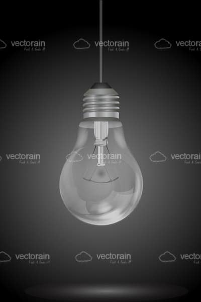 Black and White Light Bulb Background